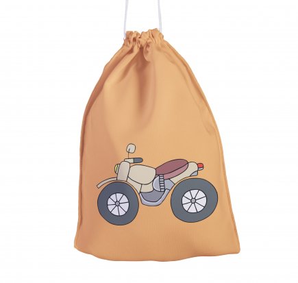 Pytlík na bačkory_motorka_oranžový